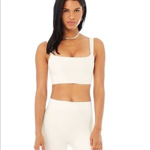 NWT Alo Airlift Corset bra ivory